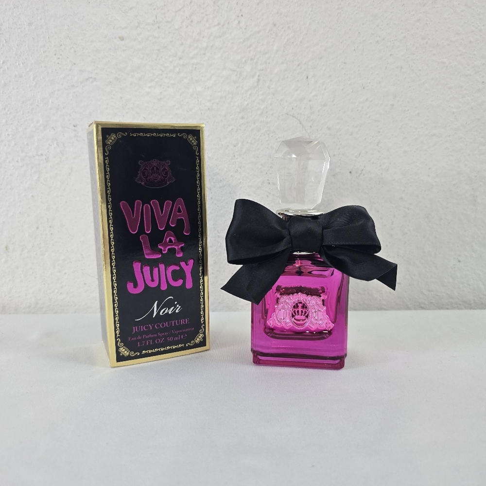 Viva La Juicy Noir EMPTY Perfume Bottle 1.7 oz